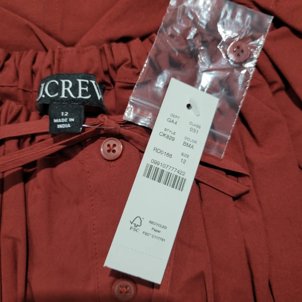 J. Crew cinched waist